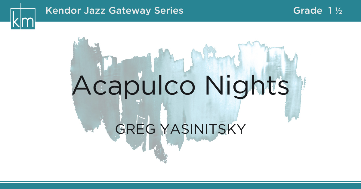 Acapulco Nights – Full Score – Kendor Music Publishing