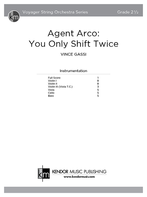 Agent Arco: You Only Shift Twice - Full Score