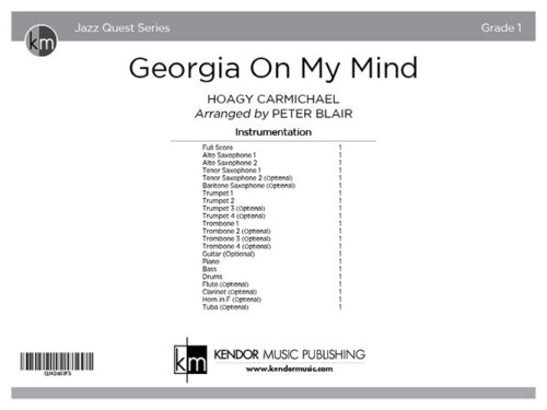 Georgia On My Mind - Full Score