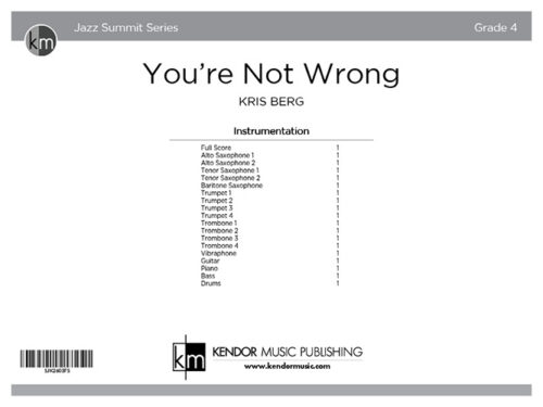 You're Not Wrong - Full Score