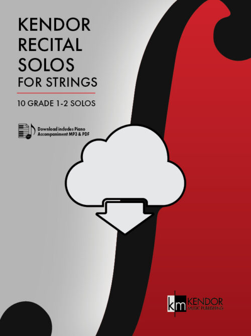 Kendor Recital Solos for Strings Piano Accompaniment